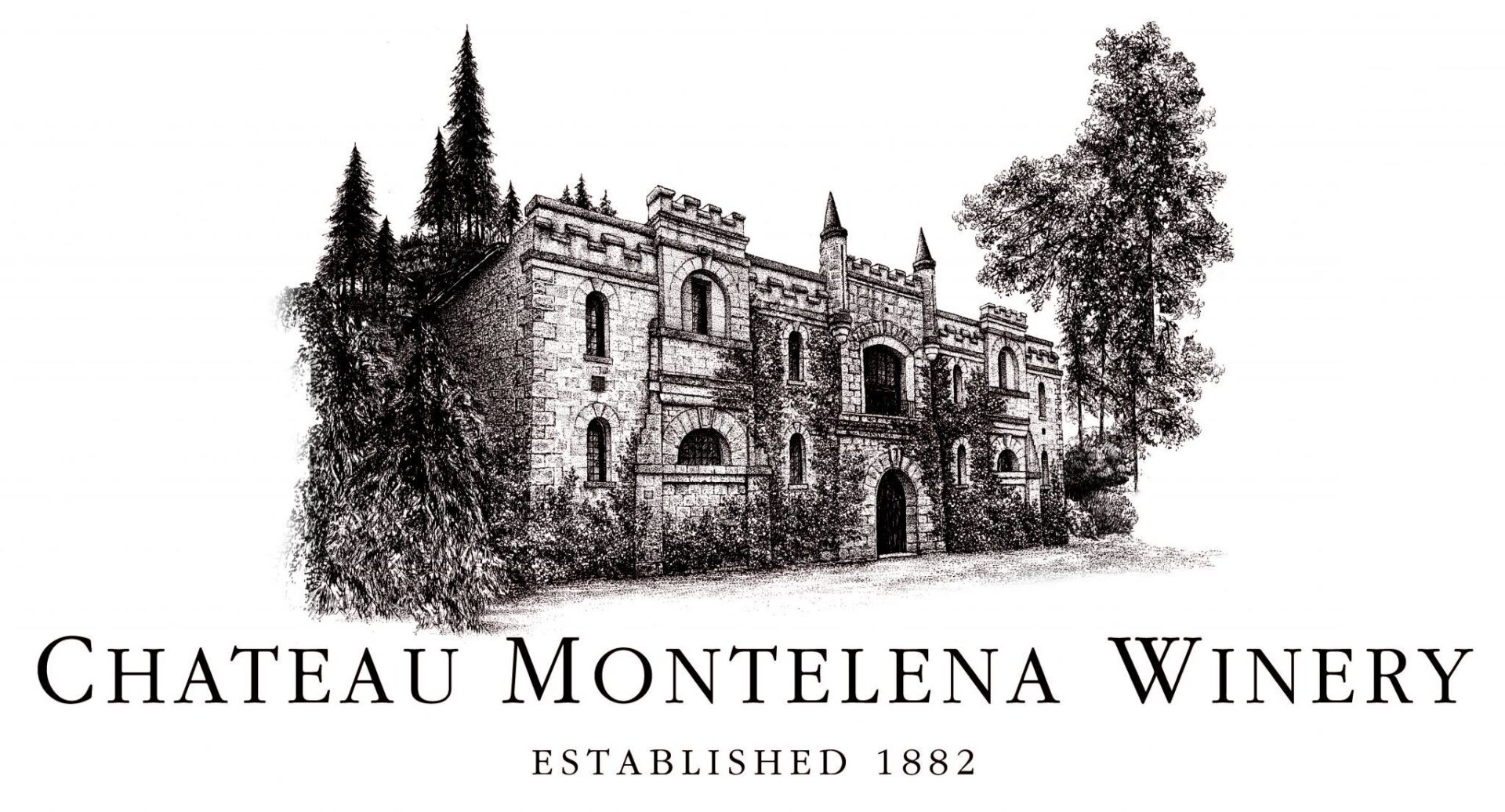 Chateau Montelena Winery logo and illustration